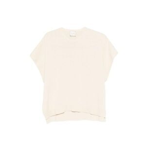 ALYSI Women's Knit Top Women WHITE T-Shirts & Tops